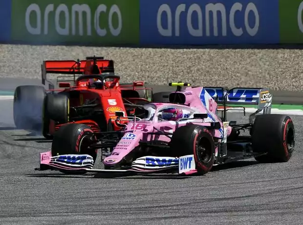 Titel-Bild zur News: Lance Stroll, Sebastian Vettel