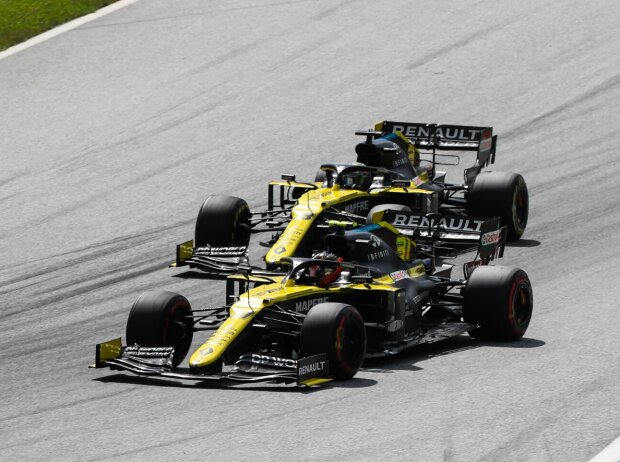 Titel-Bild zur News: Esteban Ocon, Daniel Ricciardo