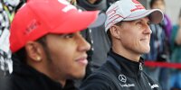 Bild zum Inhalt: Hamilton: Werde ständig an Michael Schumachers Größe erinnert