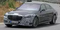 Bild zum Inhalt: Mercedes S-Klasse (2021) beinahe ungetarnt erwischt