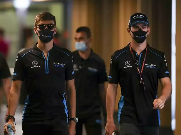 George Russell, Nicholas Latifi Titel-Bild zur News: George Russell, Nicholas Latifi