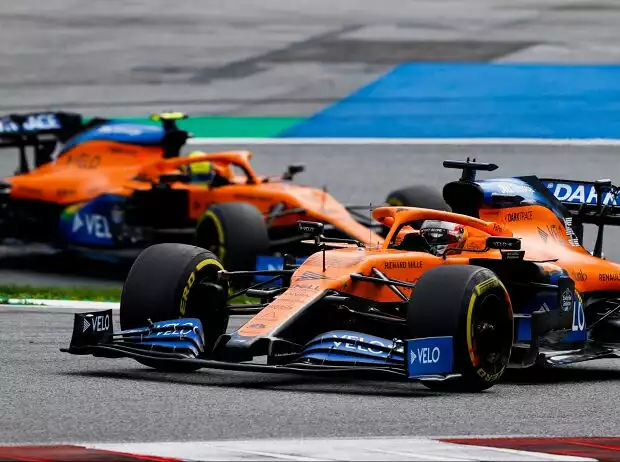 Titel-Bild zur News: Carlos Sainz, Lando Norris
