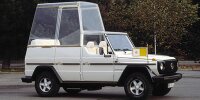 40 Jahre "Papamobil" auf Basis Mercedes G-Klasse