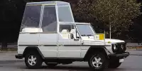 40 Jahre "Papamobil" auf Basis Mercedes G-Klasse