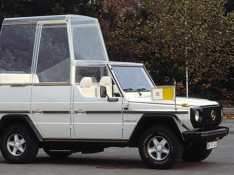 40 Jahre "Papamobil" auf Basis Mercedes G-Klasse