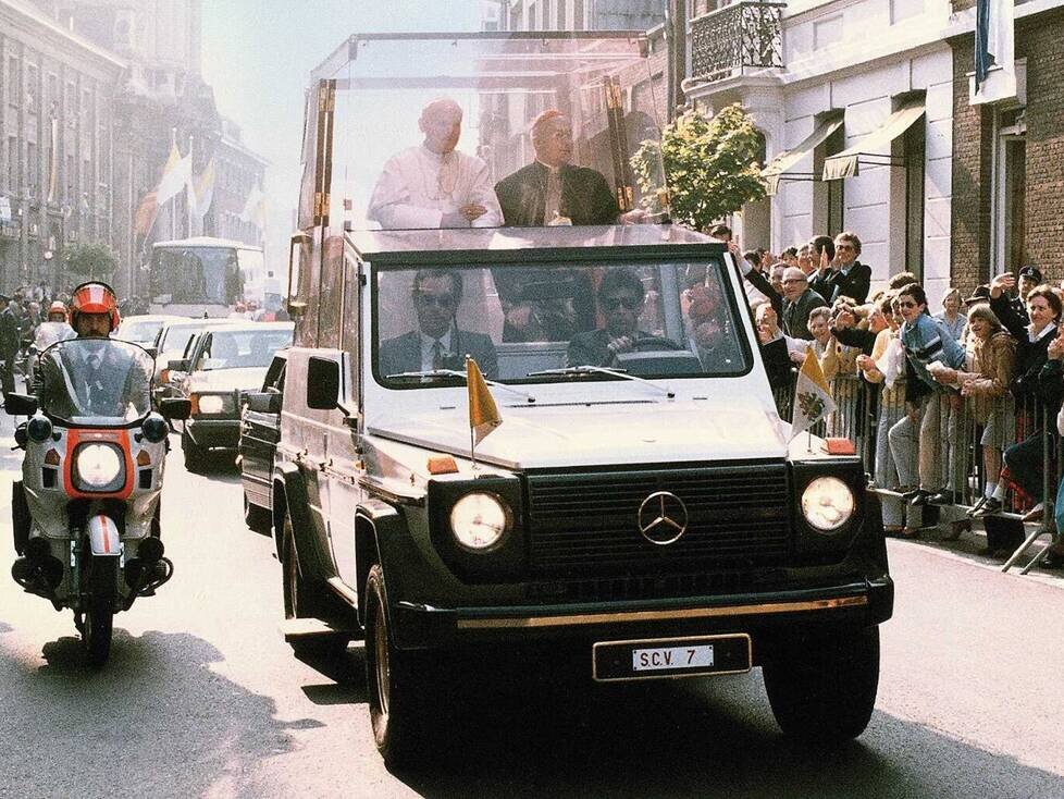 40 Jahre "Papamobil" auf Basis Mercedes G-Klasse