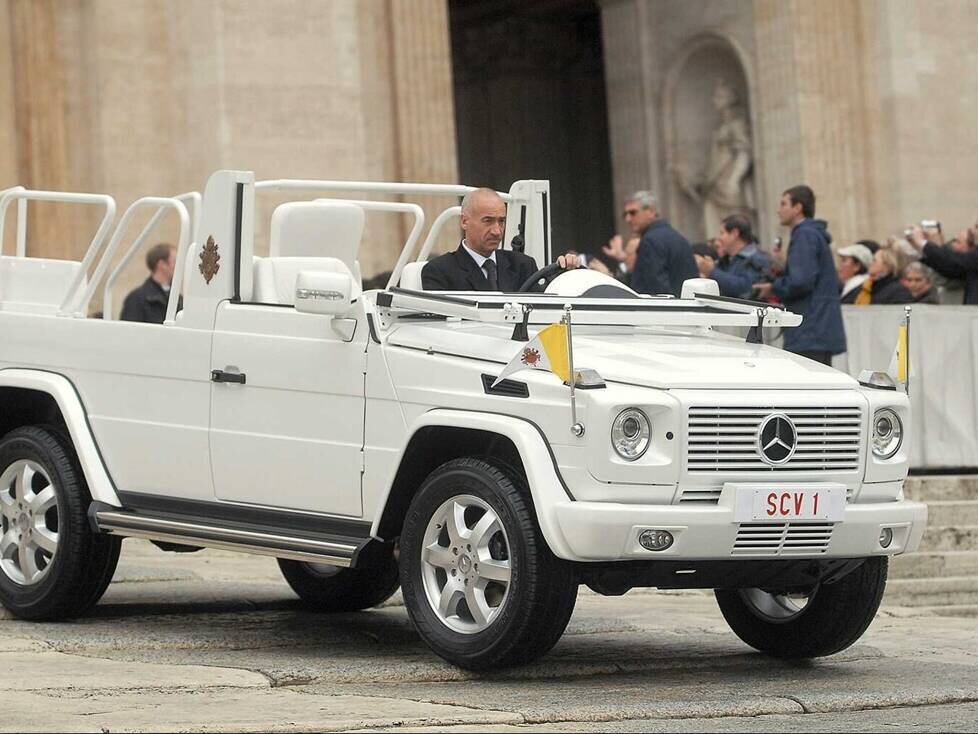 40 Jahre "Papamobil" auf Basis Mercedes G-Klasse