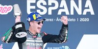 Bild zum Inhalt: "Noch nicht realisiert": Fabio Quartararo nach seinem ersten MotoGP-Sieg