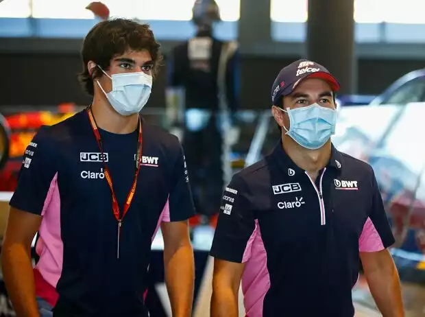 Titel-Bild zur News: Sergio Perez, Lance Stroll