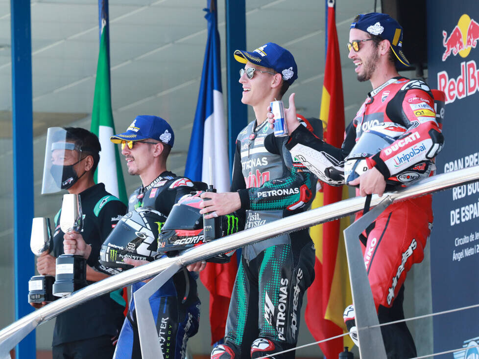 Fabio Quartararo, Maverick Vinales, Andrea Dovizioso