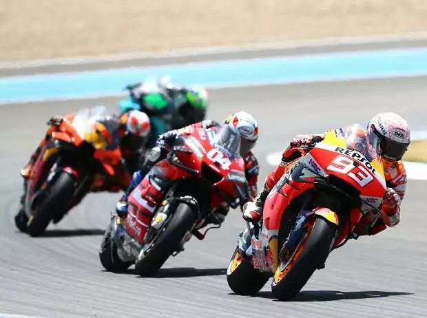 Titel-Bild zur News: Marc Marquez, Andrea Dovizioso