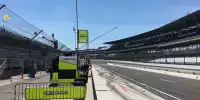 Boxengasse des Indianapolis Motor Speedway am Ruhetag vor dem Indy 500 2018