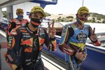 Jorge Martin ( Ajo), Jorge Navarro (Speed Up) und Sam Lowes (Marc VDS) 