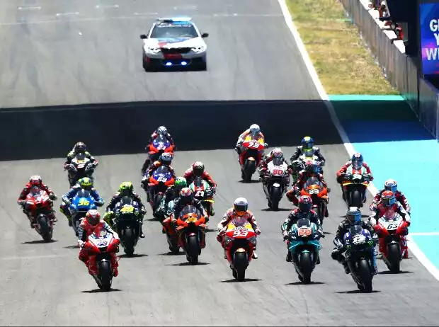 MotoGP Start in Jerez Titel-Bild zur News: MotoGP Start in Jerez