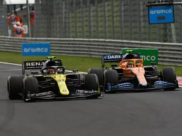 Titel-Bild zur News: Esteban Ocon, Lando Norris