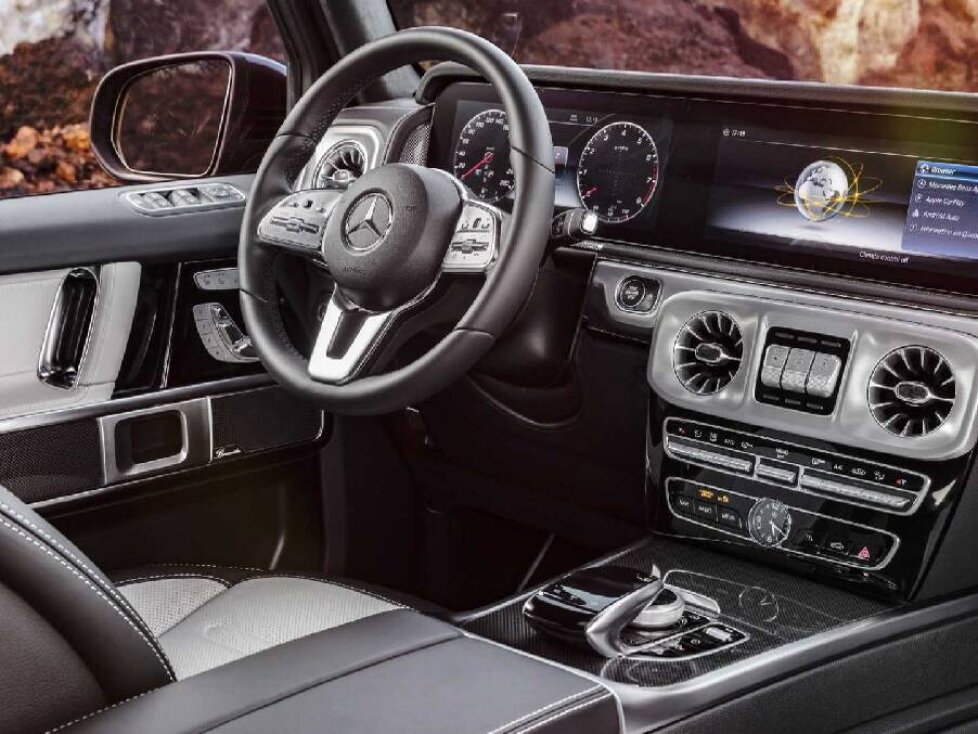 Mercedes G-Klasse-Cockpit (Dezember 2017)