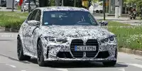 Bild zum Inhalt: BMW M3 G80 (2021) zeigt mehr in bisher besten Erlkönigbildern