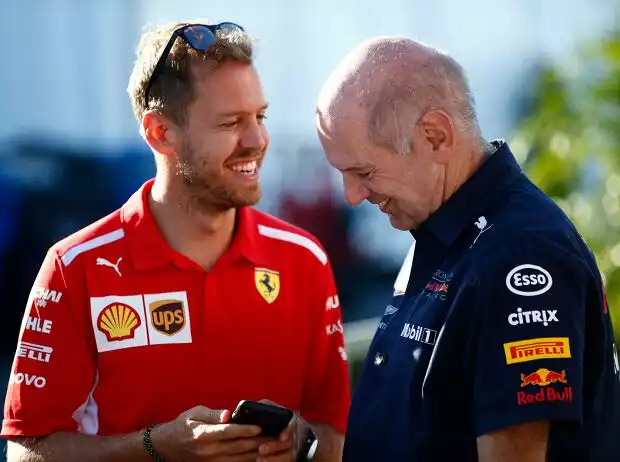 Sebastian Vettel, Adrian Newey Titel-Bild zur News: Sebastian Vettel, Adrian Newey