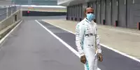 Lewis Hamilton mit Maske