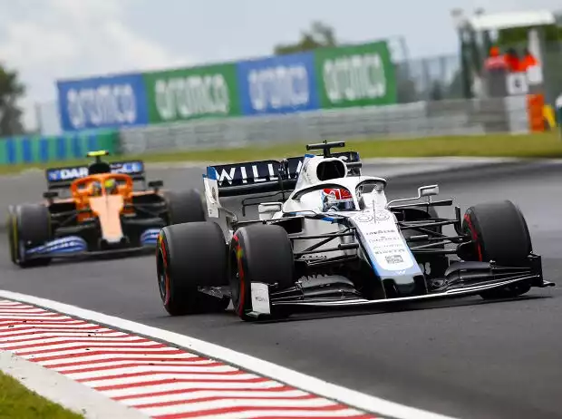 Titel-Bild zur News: George Russell, Lando Norris