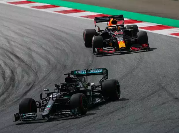 Titel-Bild zur News: Lewis Hamilton, Max Verstappen, Carlos Sainz, Valtteri Bottas
