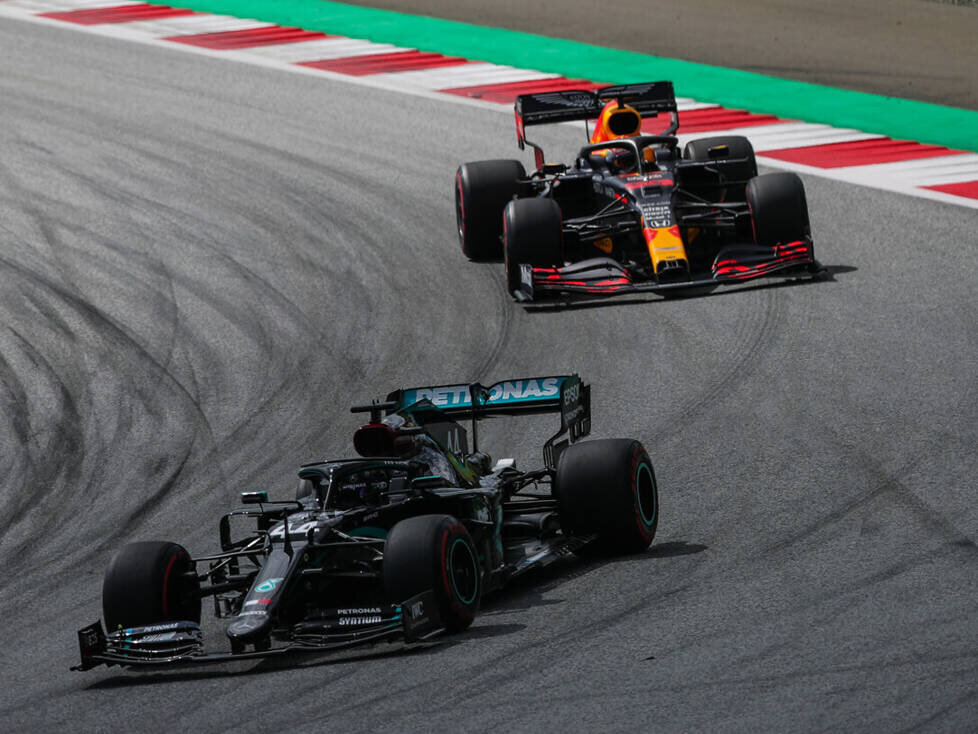 Lewis Hamilton, Max Verstappen, Carlos Sainz, Valtteri Bottas