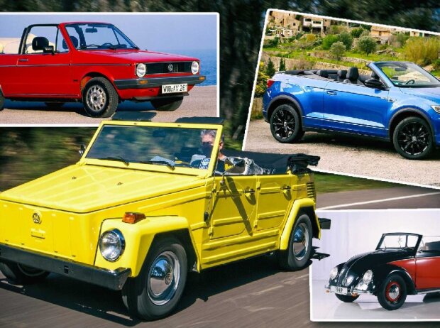 Titel-Bild zur News: Vom Käfer zum T-Roc: Die Geschichte der Cabriolets bei VW