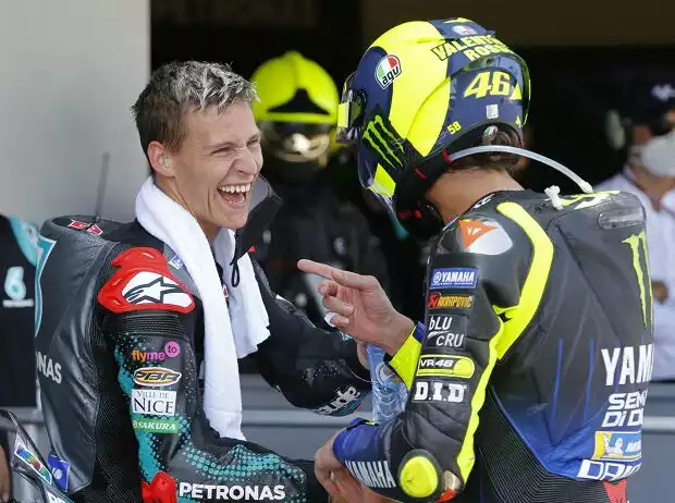 Titel-Bild zur News: Fabio Quartararo, Valentino Rossi