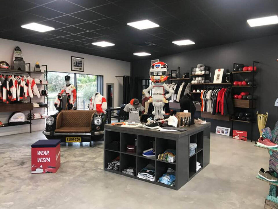 Shop des Vereins Jules Bianchi in Brignoles