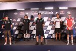 Fabio Quartararo (Petronas), Maverick Vinales (Yamaha), Francesco Bagnaia (Pramac), Marco Bezzecchi (VR46) und Tatsuki Suzuki (SIC58) 