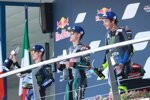 Maverick Vinales, Fabio Quartararo und Valentino Rossi 