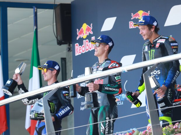 Fabio Quartararo, Maverick Vinales, Valentino Rossi