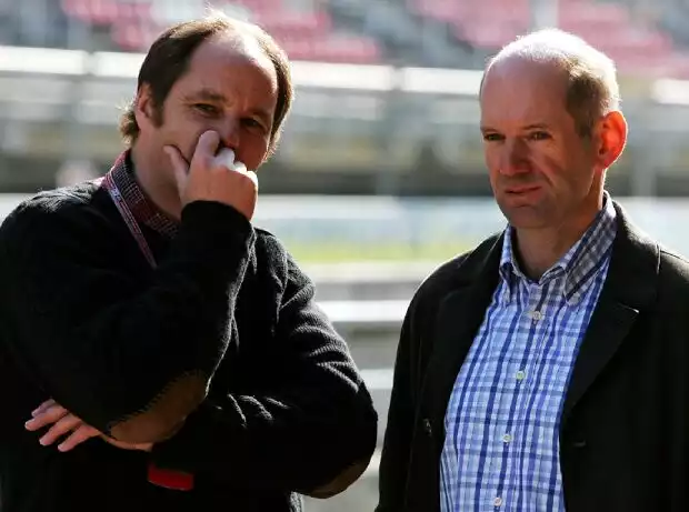 Adrian Newey, Gerhard Berger Titel-Bild zur News: Adrian Newey, Gerhard Berger