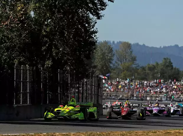 Renn-Action auf dem Portland International Raceway Titel-Bild zur News: Renn-Action auf dem Portland International Raceway