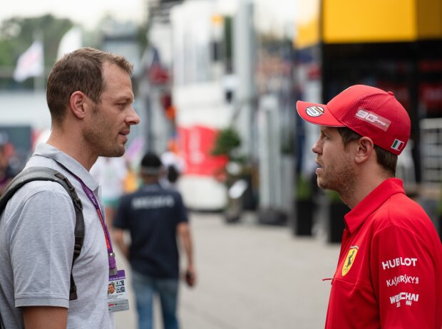 Titel-Bild zur News: Alexander Wurz, Sebastian Vettel