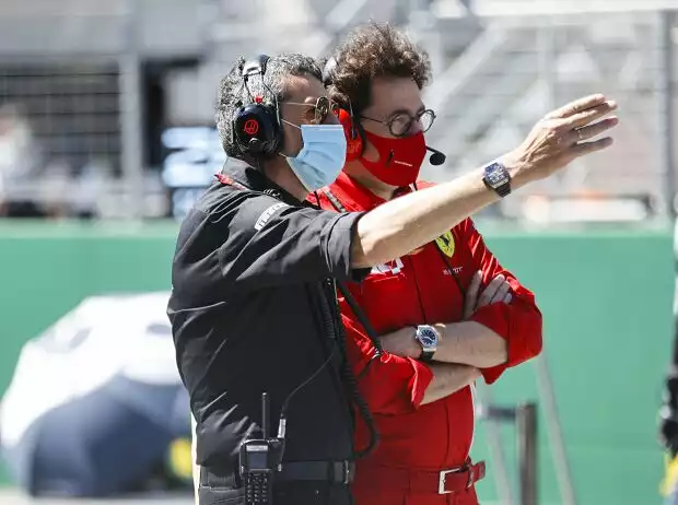 Günther Steiner, Mattia Binotto Titel-Bild zur News: Günther Steiner, Mattia Binotto