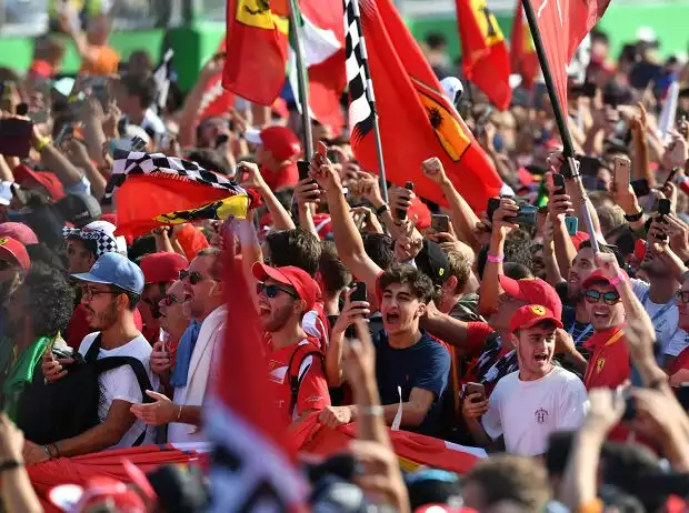 Fans in Monza Titel-Bild zur News: Fans in Monza