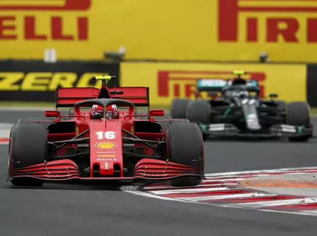 Titel-Bild zur News: Charles Leclerc, Valtteri Bottas
