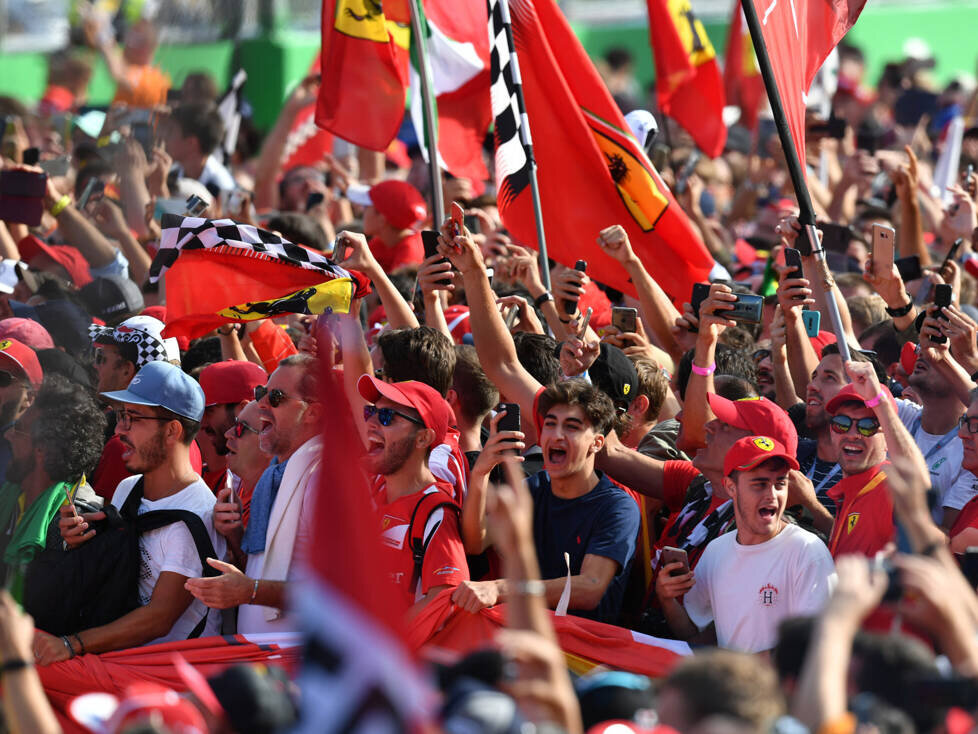 Fans in Monza