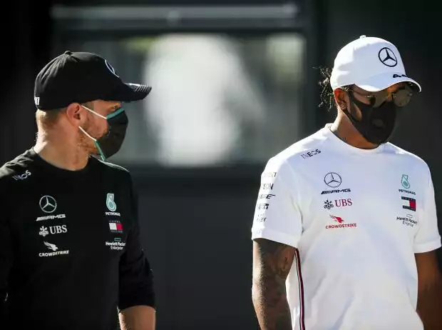 Valtteri Bottas, Lewis Hamilton Titel-Bild zur News: Valtteri Bottas, Lewis Hamilton