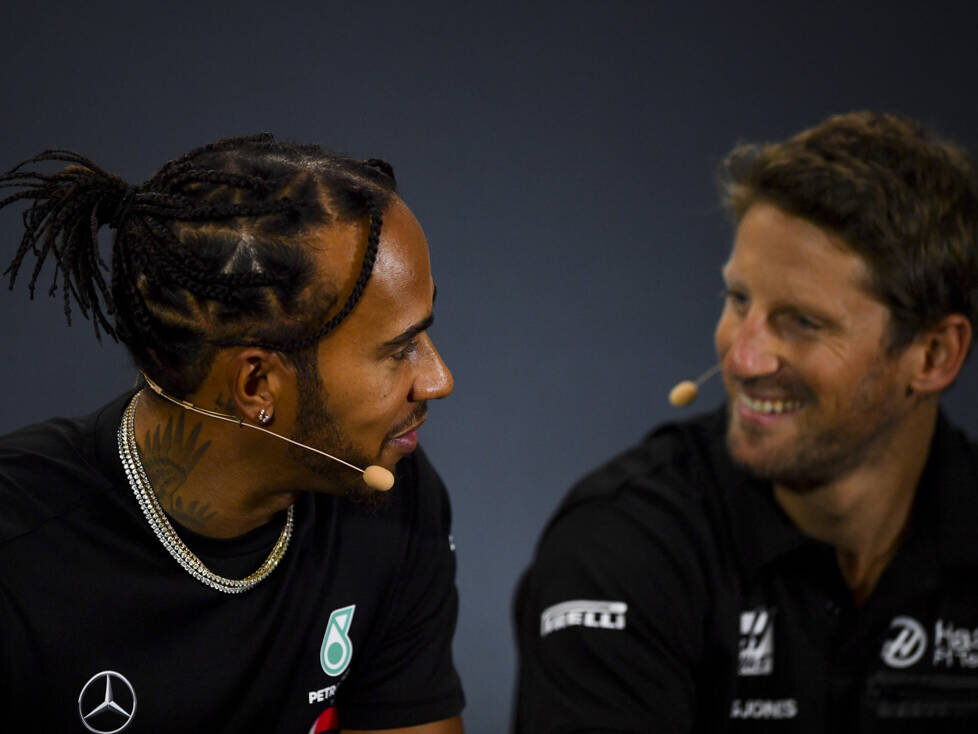 Lewis Hamilton, Romain Grosjean