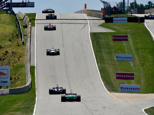 IndyCar-Action in Elkhart Lake