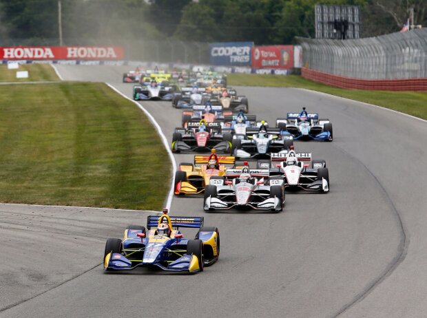 Start zum Honda Indy 200 auf dem Mid-Ohio Spots Car Course 2018 Start zum Honda Indy 200 auf dem Mid-Ohio Spots Car Course 2018