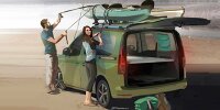 Bild zum Inhalt: Volkswagen Mini-Camper: Erste Bilder des neuen Reise-Caddy