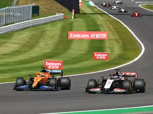 Carlos Sainz, Romain Grosjean Titel-Bild zur News: Carlos Sainz, Romain Grosjean