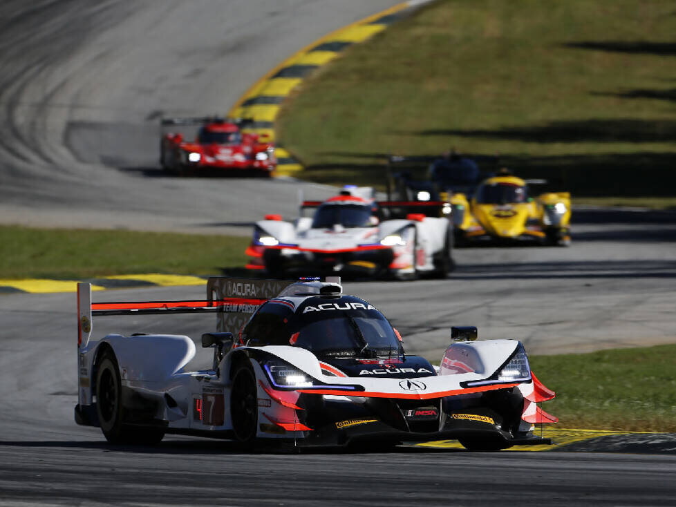 IMSA-Action beim Petit Le Mans auf der Rennstrecke Road Atlanta