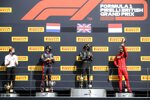 Max Verstappen (Red Bull), Lewis Hamilton (Mercedes) und Charles Leclerc (Ferrari) 