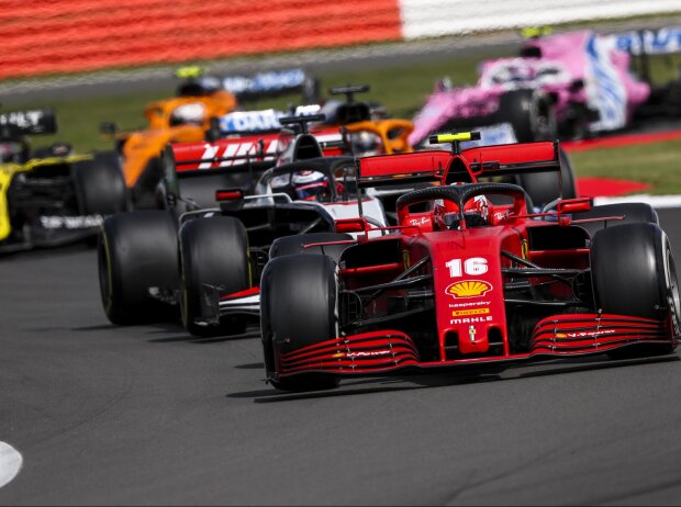 Charles Leclerc, Romain Grosjean, Daniel Ricciardo Charles Leclerc, Romain Grosjean, Daniel Ricciardo