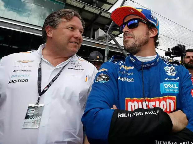 Fernando Alonso, Zak Brown Titel-Bild zur News: Fernando Alonso, Zak Brown