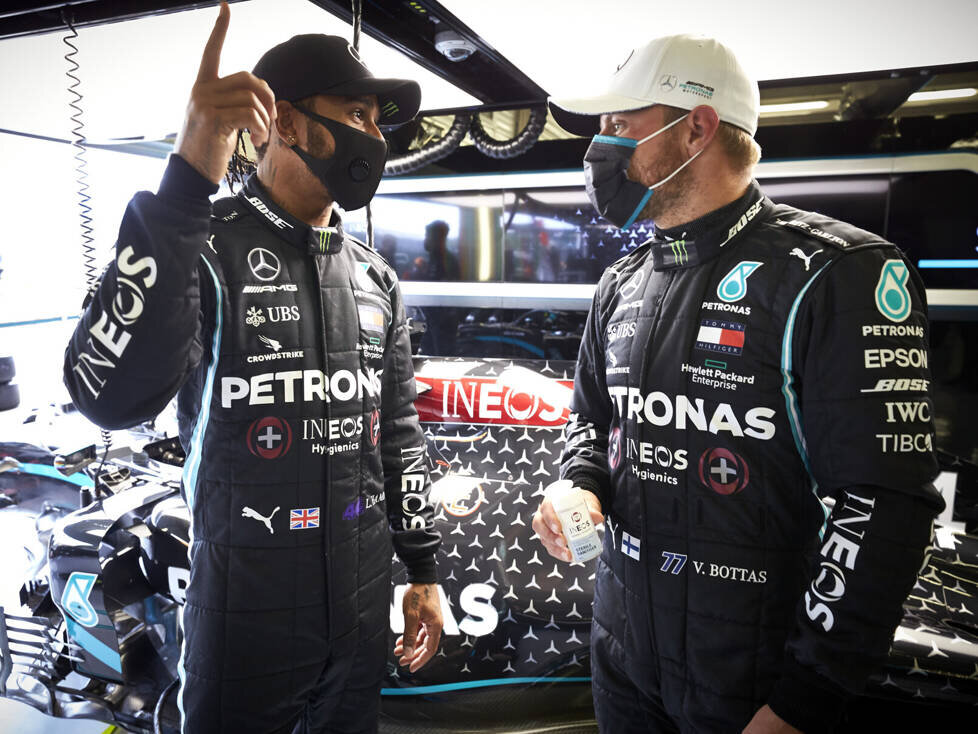 Valtteri Bottas, Lewis Hamilton